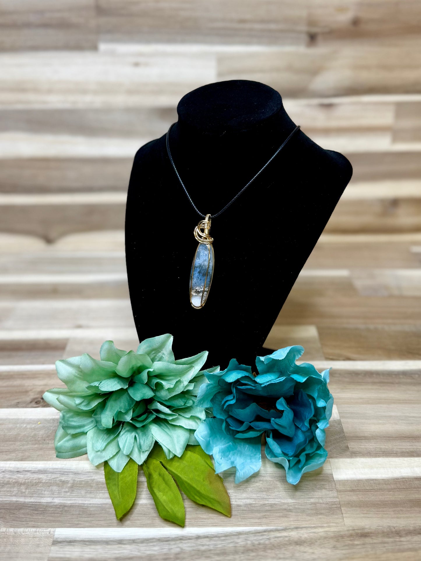 Pink Dendrite Pendant