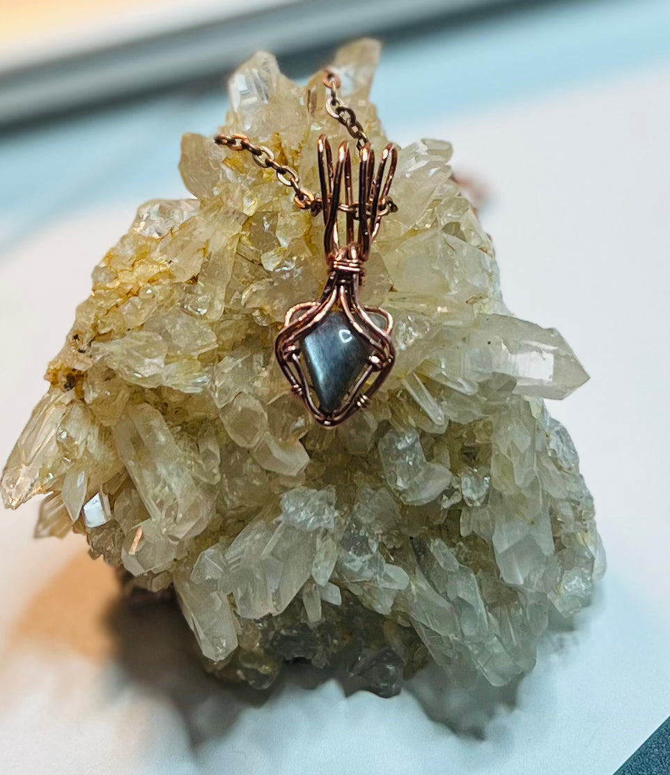 Black Moonstone Pendant