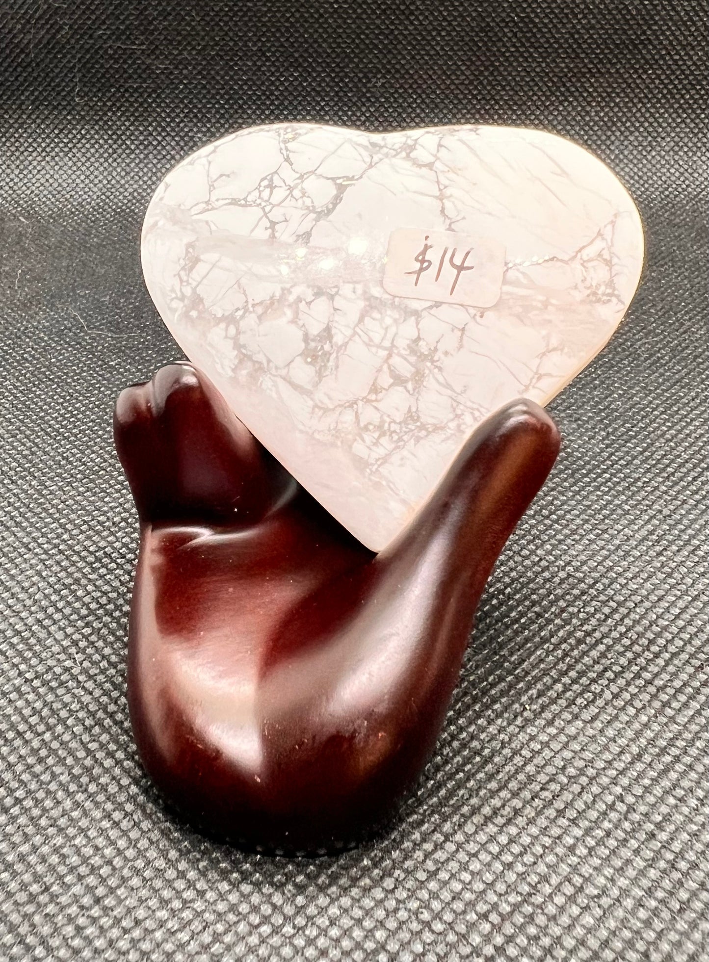 Howlite Heart