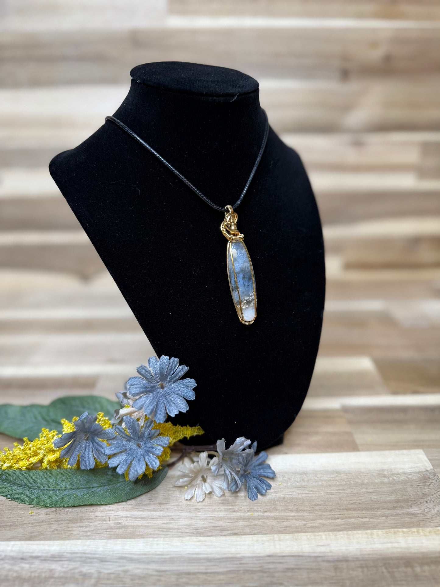 Pink Dendrite Pendant