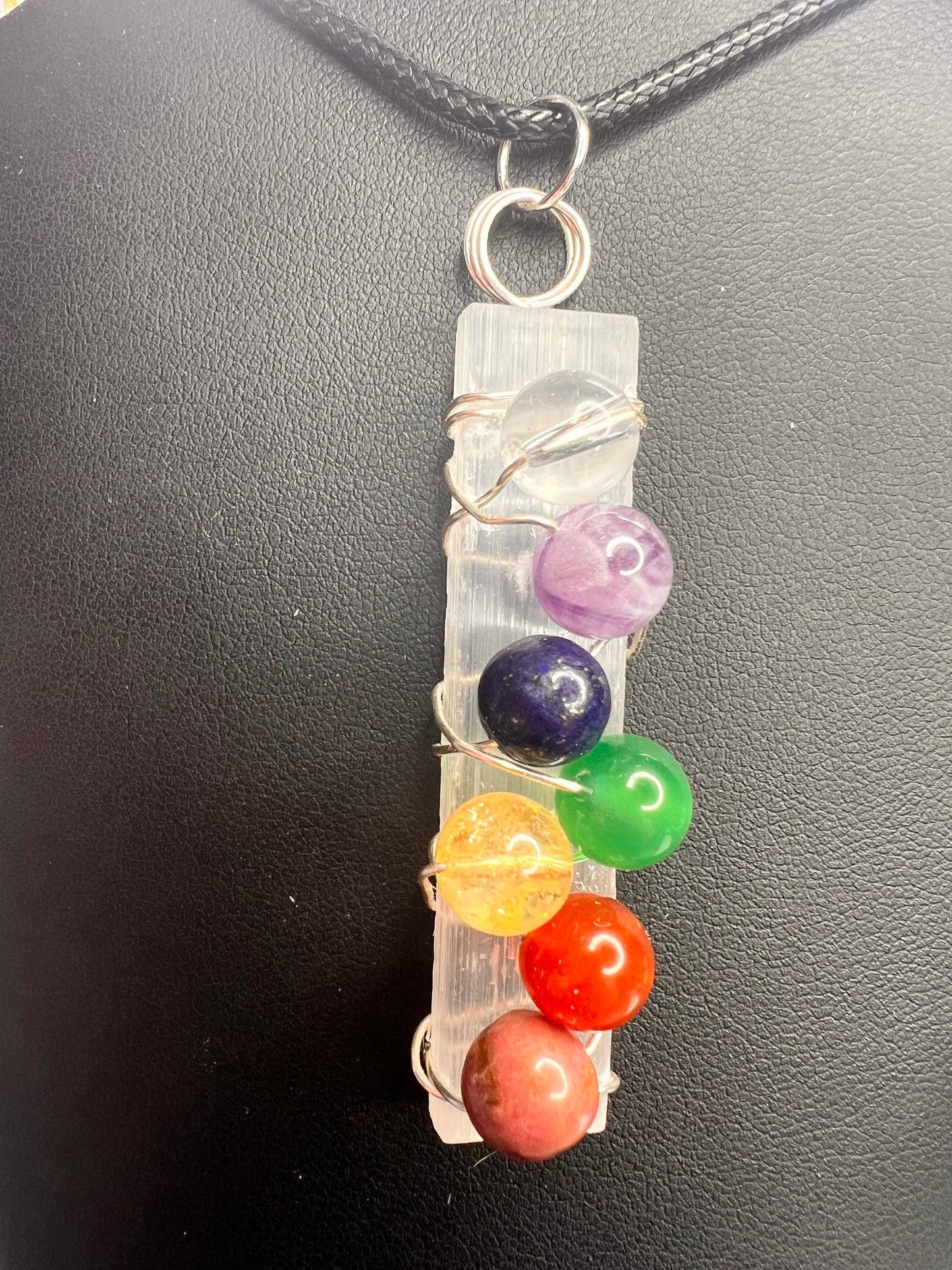 Selenite - Chakra Pendant