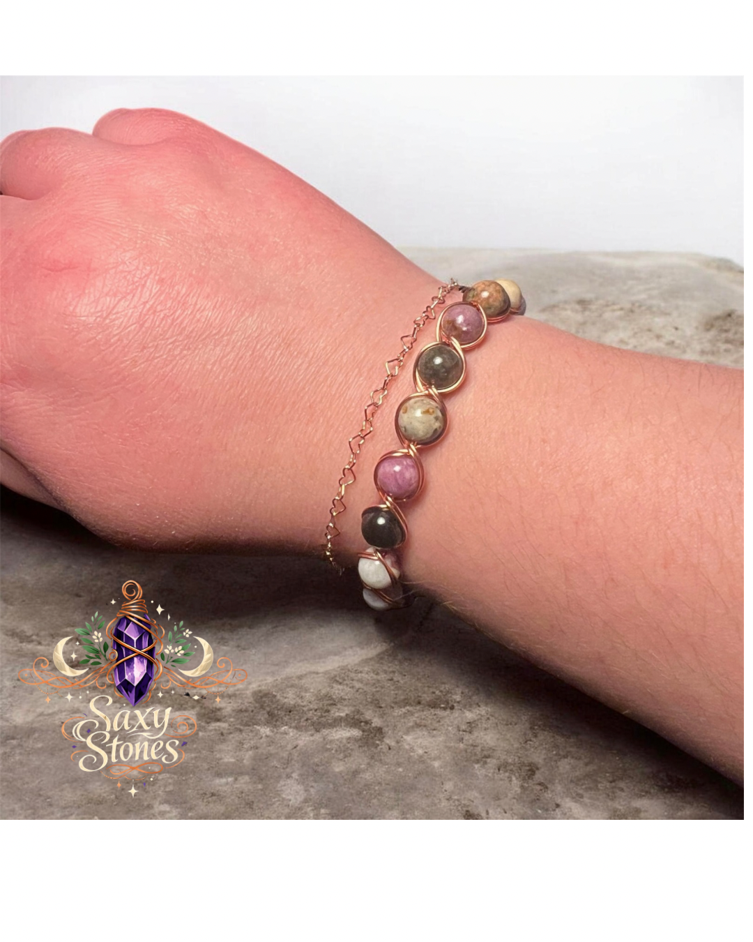 Tourmaline Bangle Bracelet