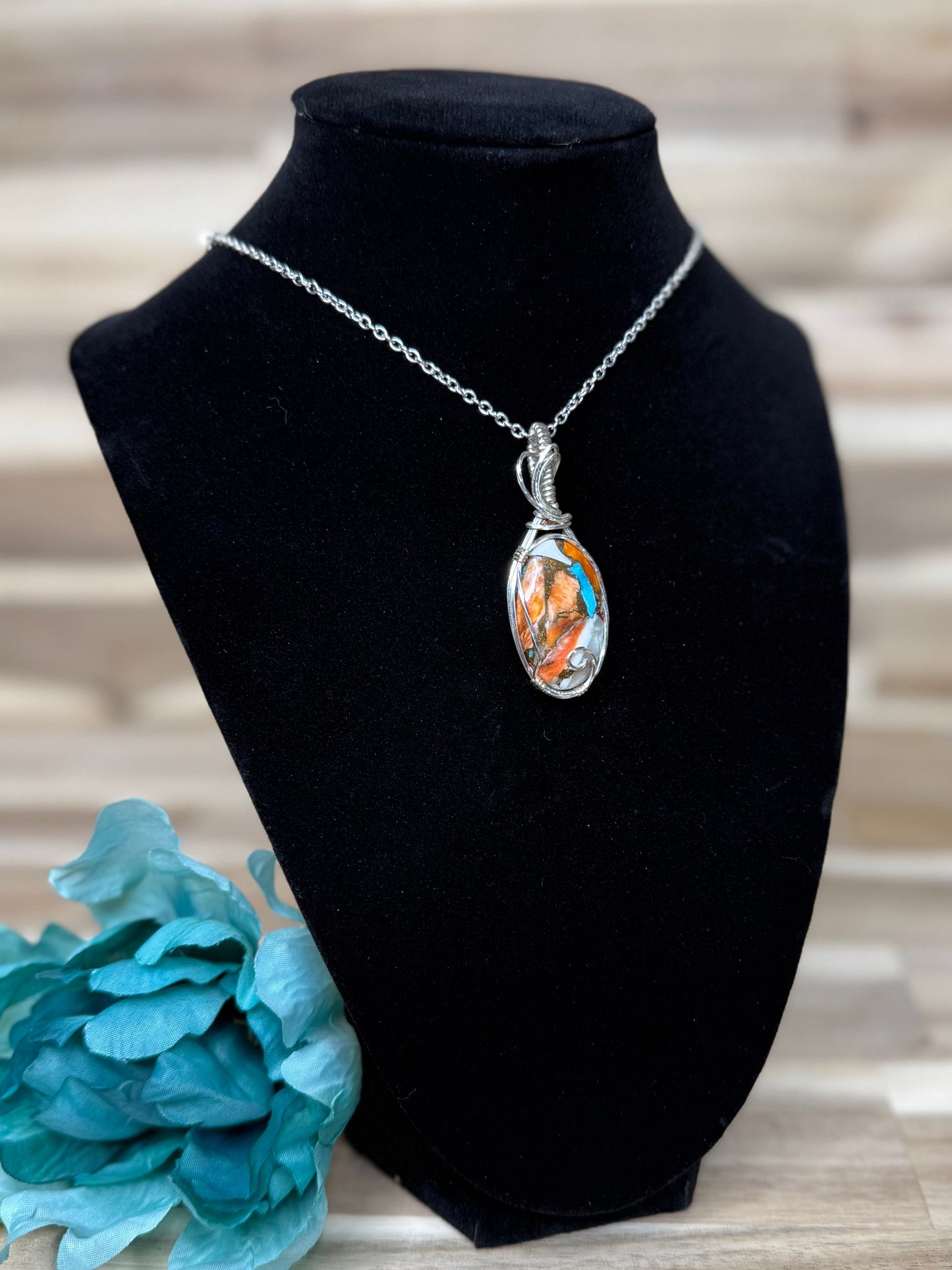 Spiny Oyster Shell w/ Turquoise
