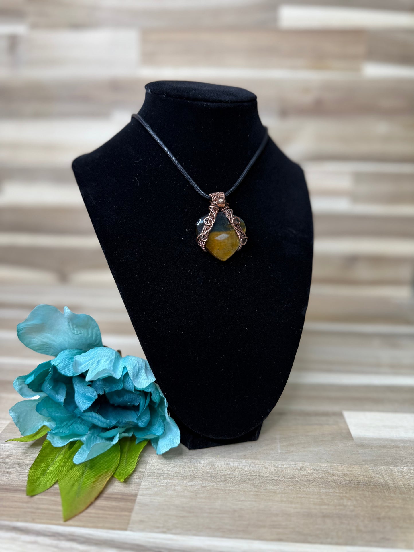 Blue Tiger Eye Pendant