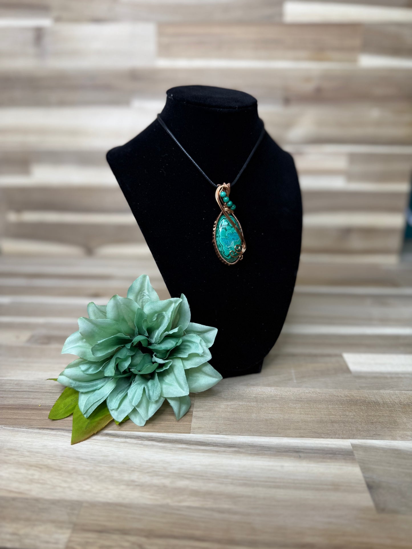 Malachite with Chrysocolla
