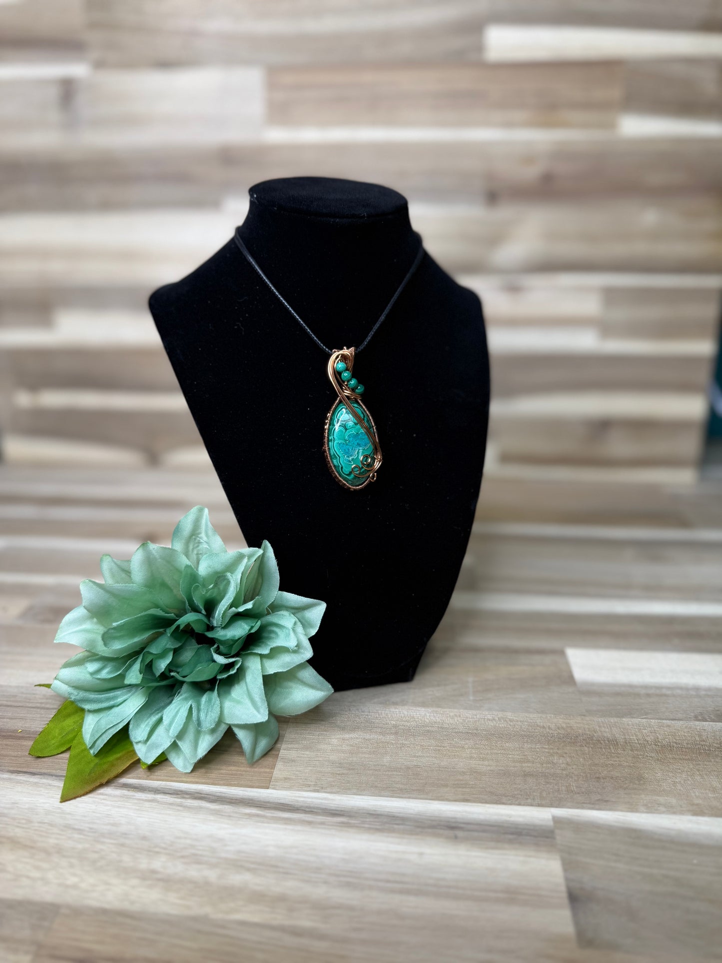 Malachite with Chrysocolla