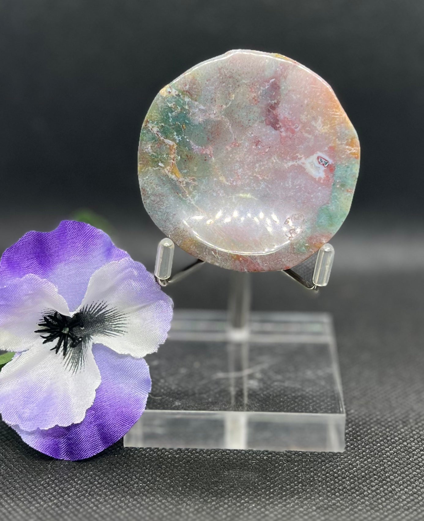 Moss Agate Dish