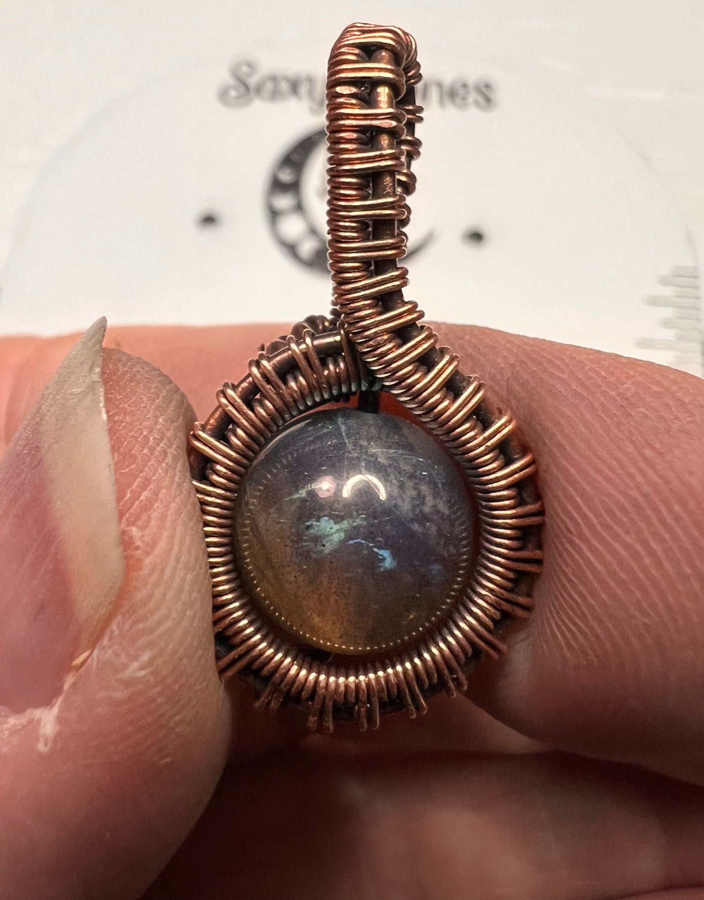 Labradorite Bead Pendant