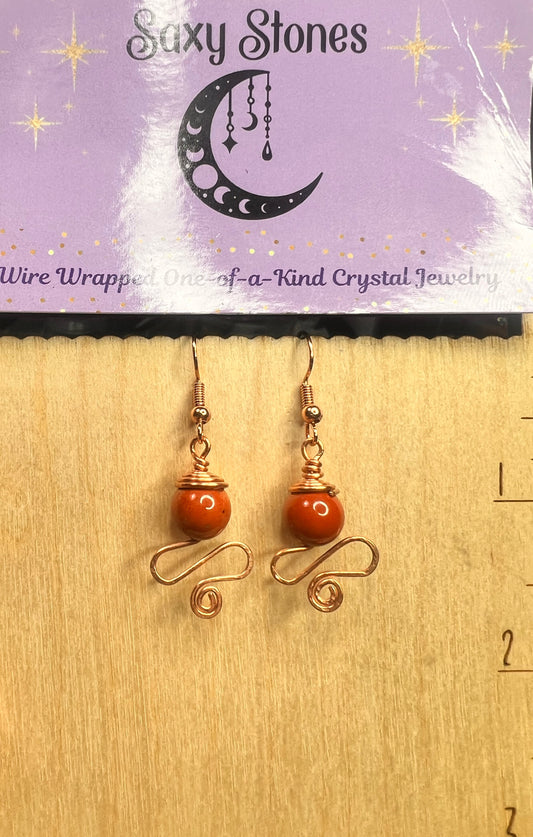 Red Jasper Earrings