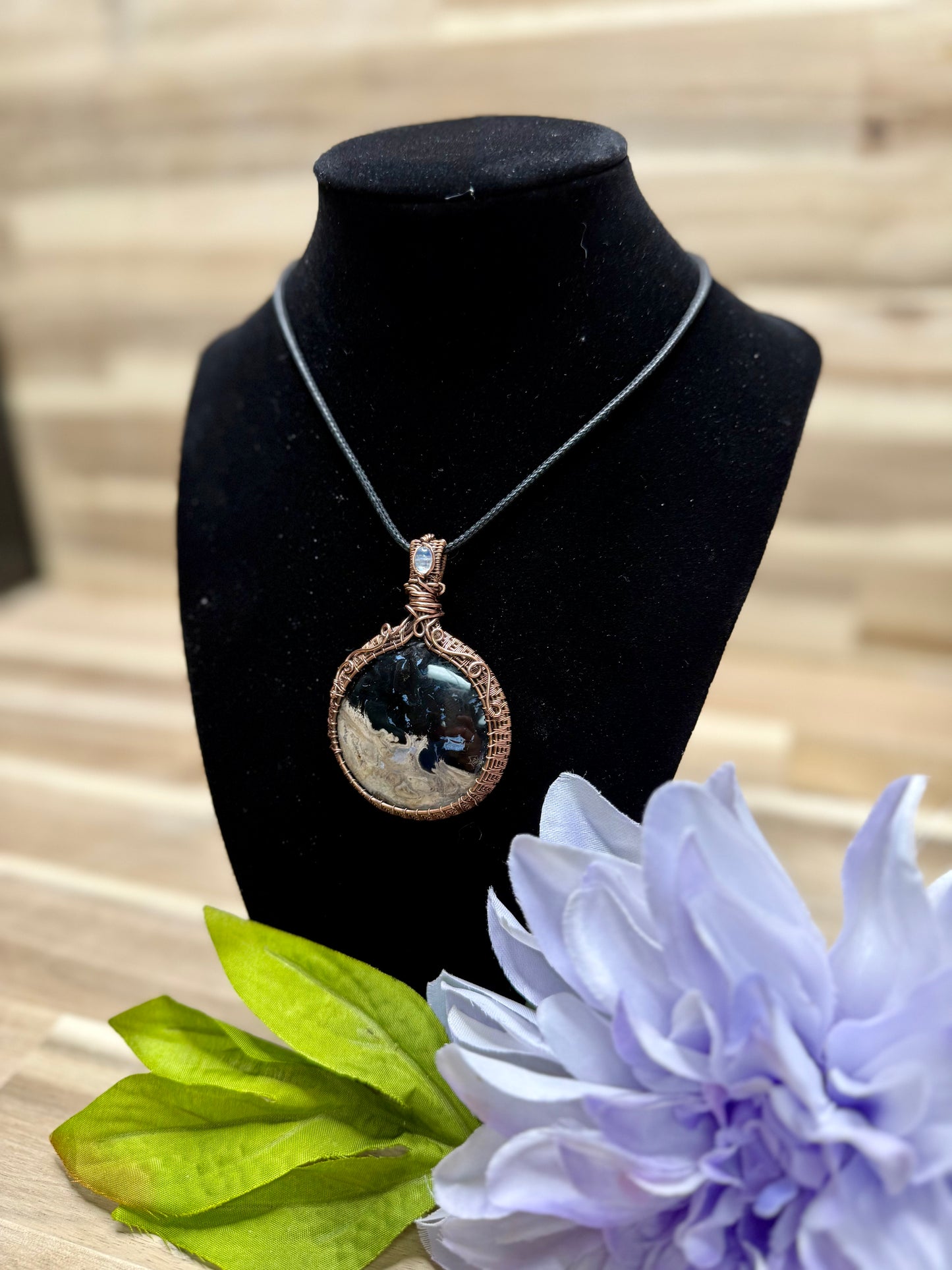 Palm Root w/Moonstone