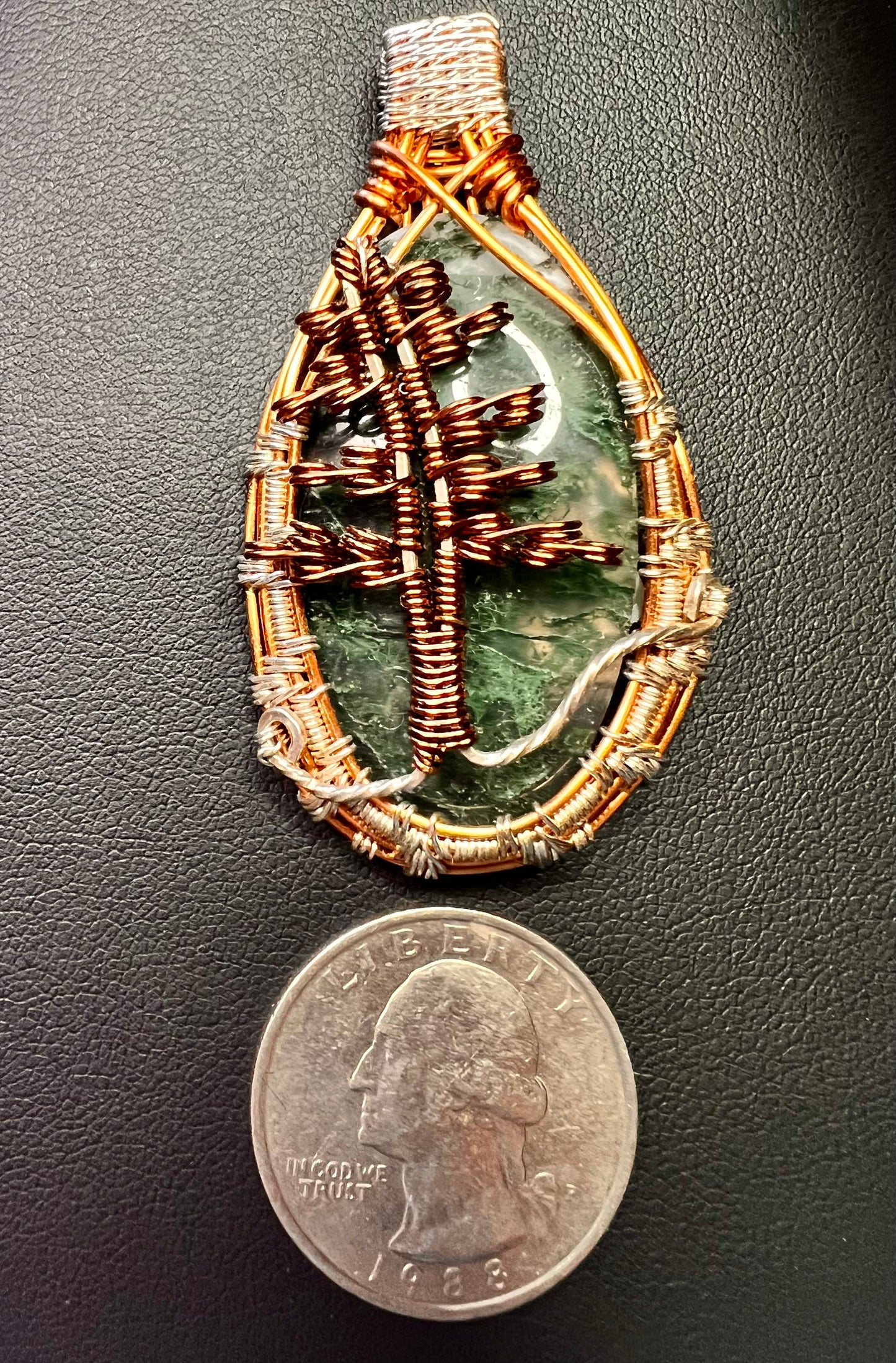 Moss Agate with Tree