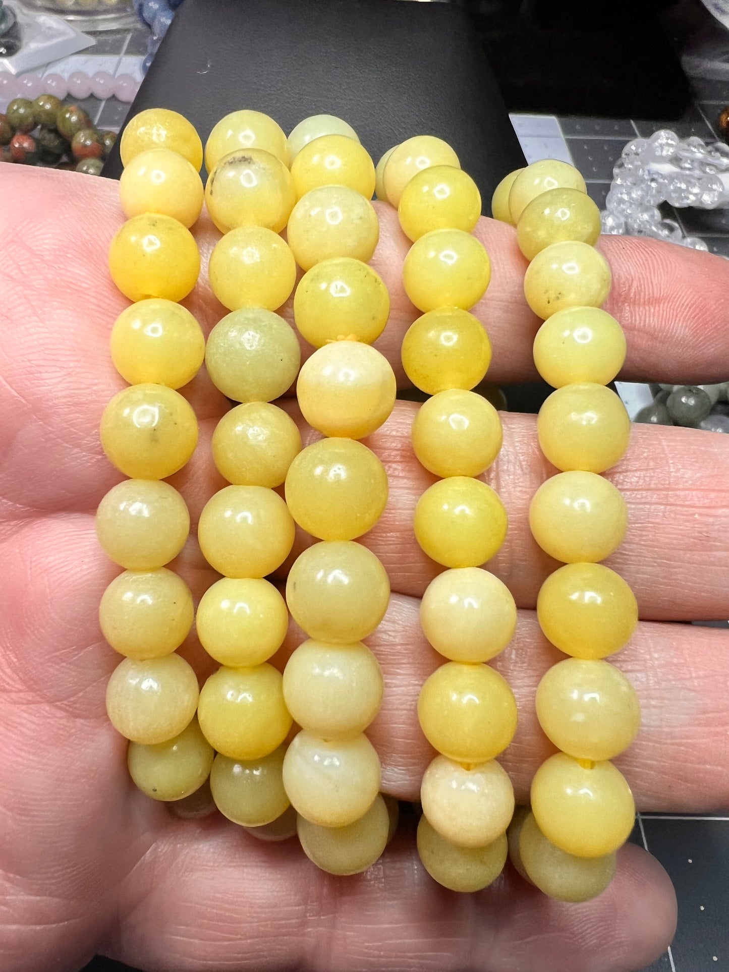 Yellow Jade bracelet