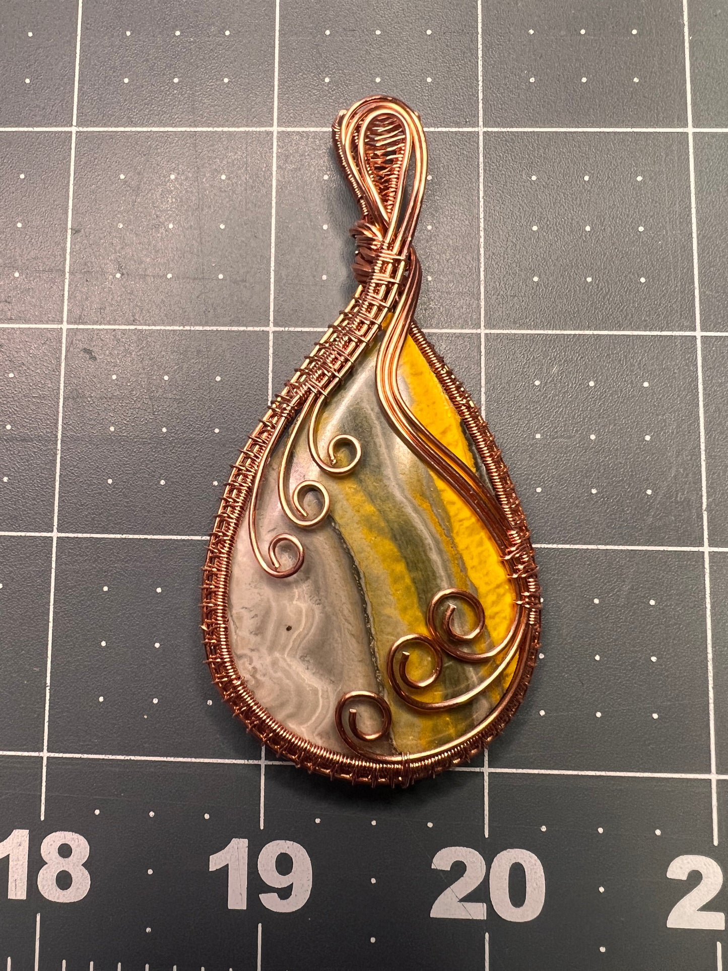 Bumblebee Jasper Pendant