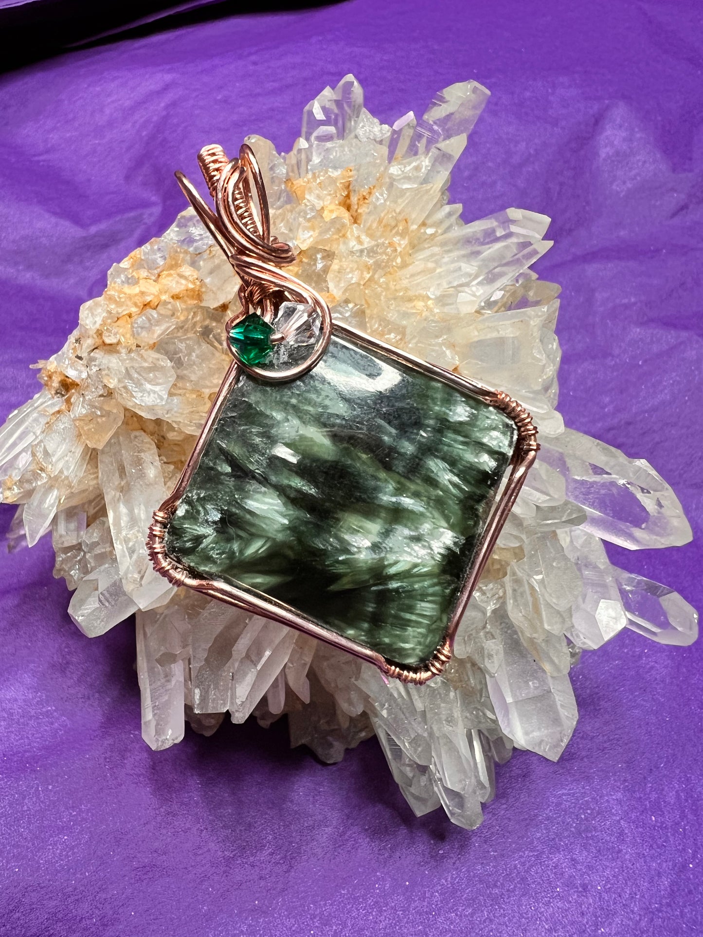 Seraphinite Pendant