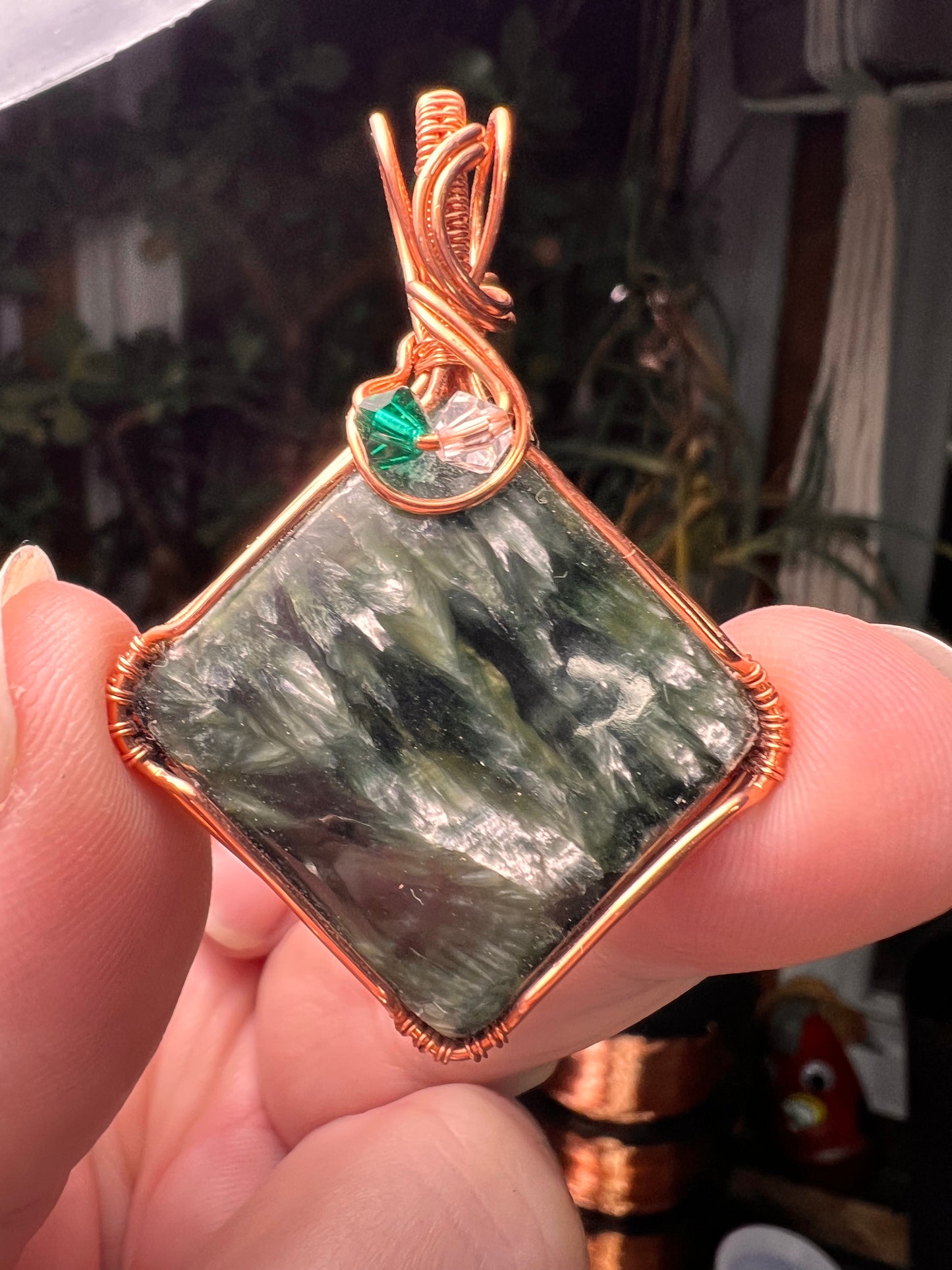 Seraphinite Pendant