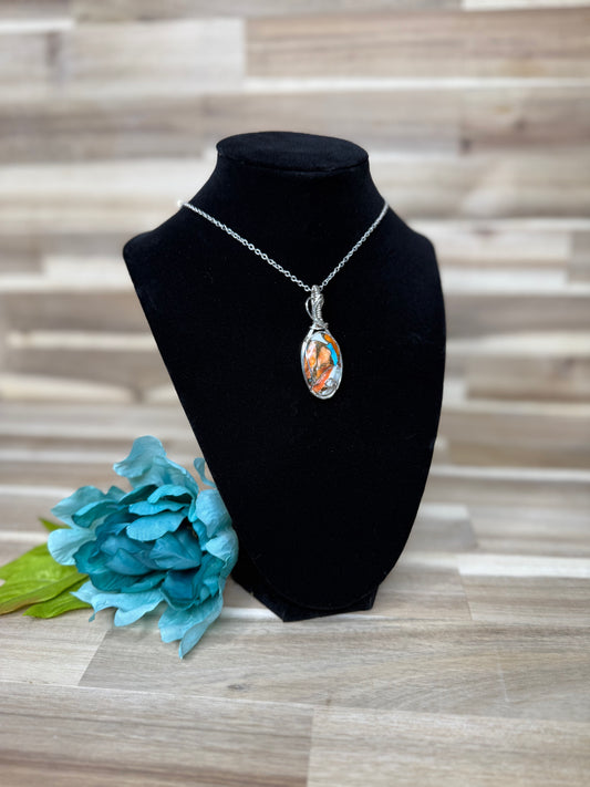 Spiny Oyster Shell w/ Turquoise