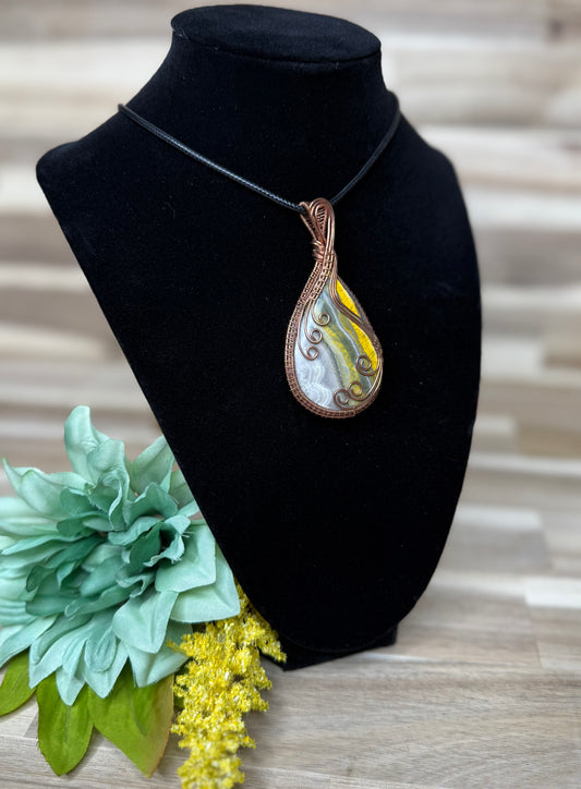 Bumblebee Jasper Pendant