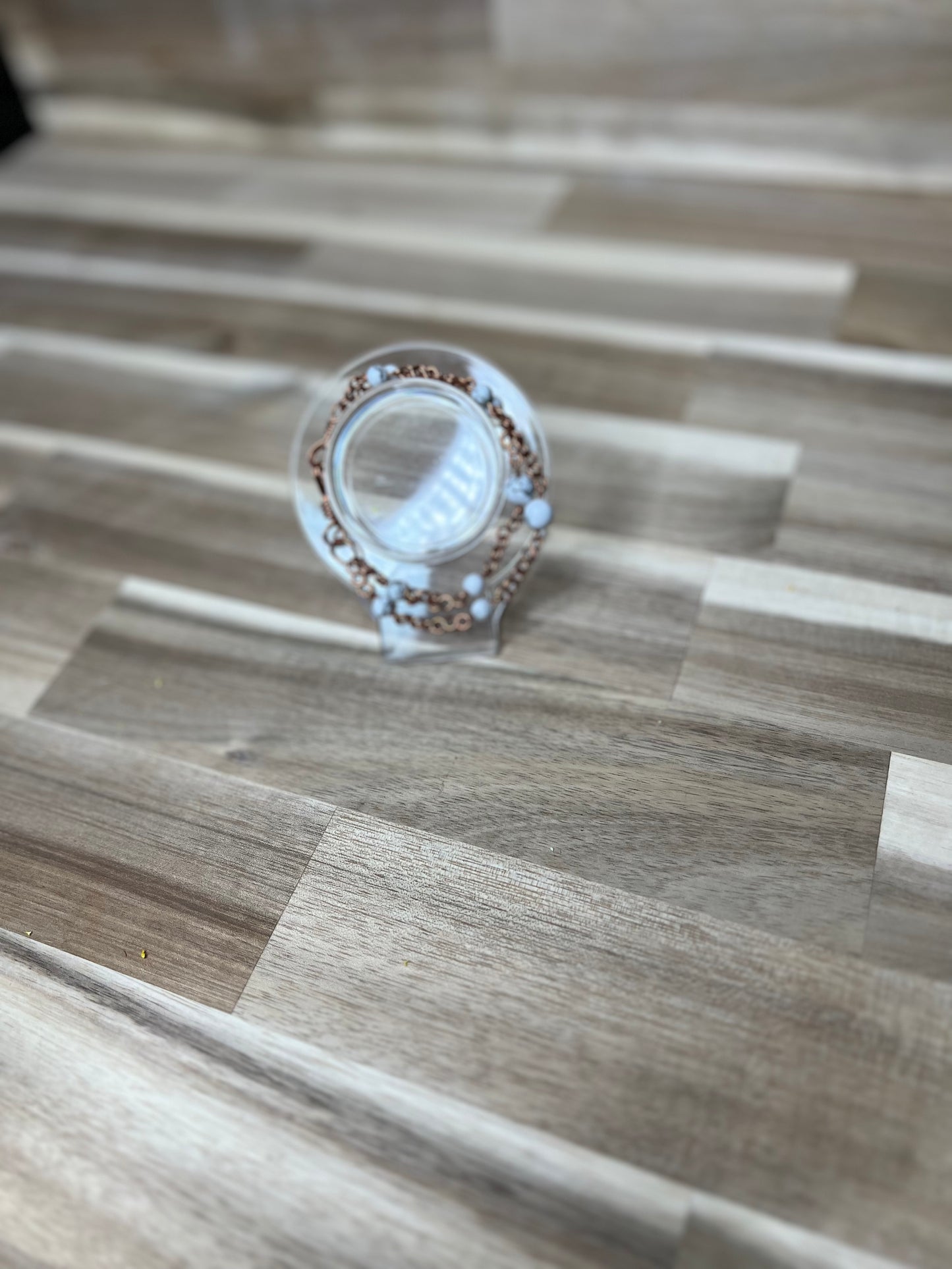 Howlite/ Copper Bracelet