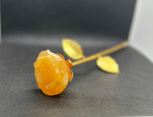 Yellow Calcite Rose