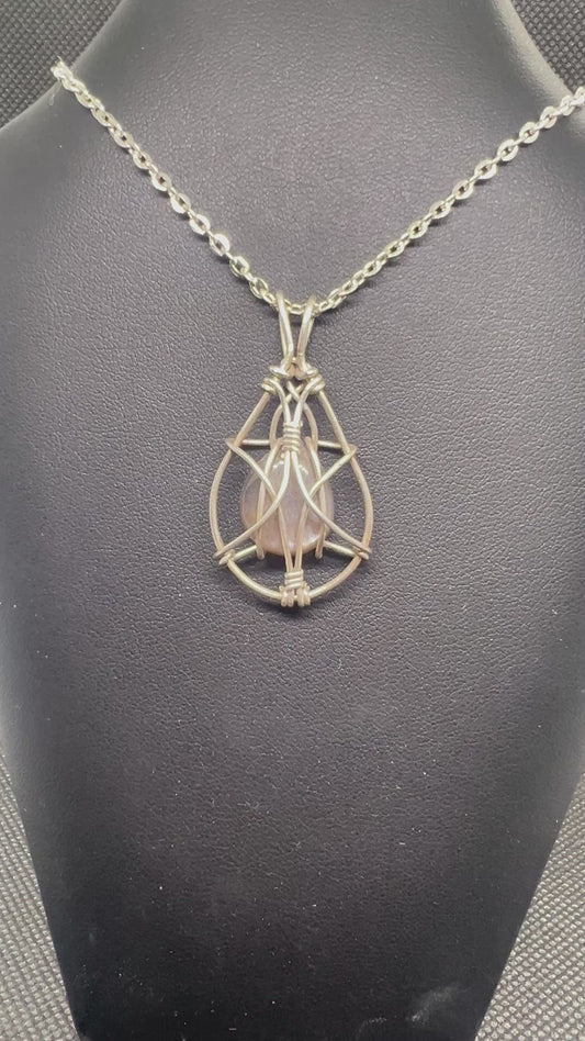 Black Moonstone Pendant