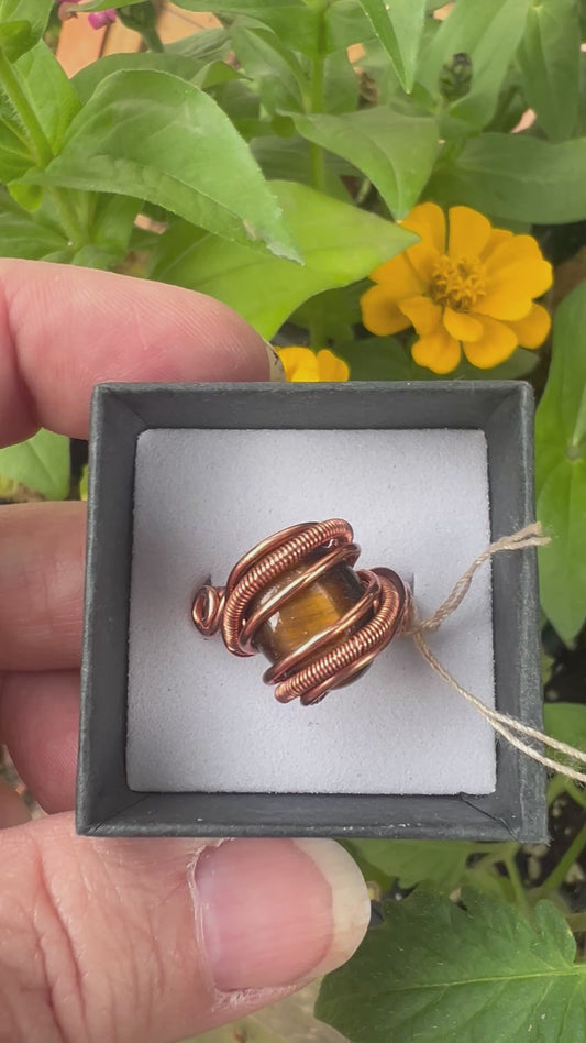 Tiger Eye Ring