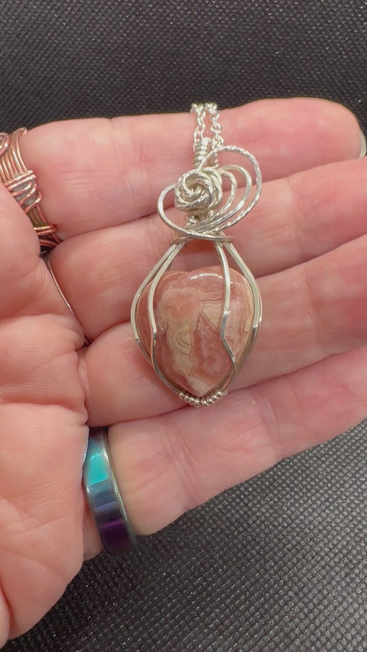 Rhodochrosite Necklace